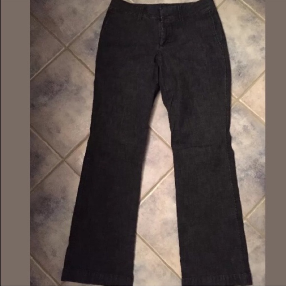 Coldwater Creek High Rise Dark Wash Natural Fit Jean Trouser Size 8